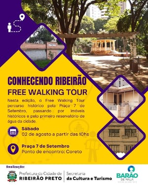 Passeio Cultural em Ribeirão Preto Revela Histórias da Praça 7 de Setembro e Centro Histórico