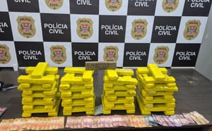 Polícia Civil prende dois por tráfico e apreende 85 tijolos de maconha em Ribeirão Preto