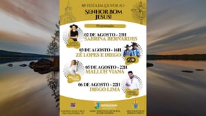 Programação musical agita 88ª Festa em Louvor ao Senhor Bom Jesus em Cruz das Posses