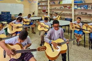 Projeto Tocando a Vida encerra semestre com apresentações de alunos da rede municipal em Ribeirão Preto