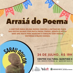 Sarau Odilon celebra cultura afro-brasileira com festa julina no Centro Cultural Quintino II