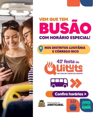Transporte especial facilitará acesso dos distritos à Festa do Quitute em Jaboticabal