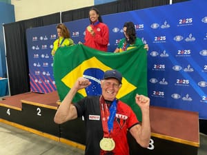 Coronel Taneo Campos conquista seis medalhas no World Fire Games nos EUA aos 87 anos