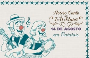 Espetáculo gratuito reúne música, poesia e palhaçaria no Teatro Municipal de Batatais