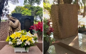 Estátua de bronze é furtada de jazigo em Monte Alto