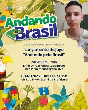 Estudante autista de Ribeirão Preto lança jogo educativo que explora biomas brasileiros