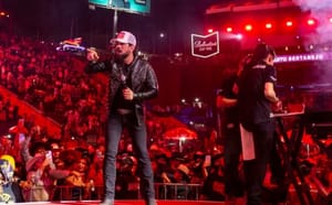 Festa de Barretos: drone distribui churrasco e três duplas concentram a primeira noite