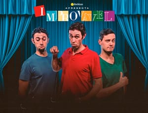 Humor e improviso: Cia. Barbixas apresenta 'Improvável' no Theatro Pedro II em agosto