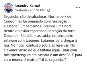 Leandro Karnal critica infraestrutura de Ribeirão Preto após participar da Feira do Livro