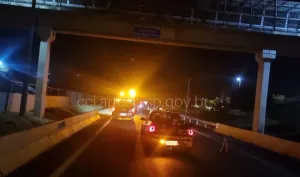 Madrugada termina em morte no Anel Viário Sul; PMR localiza carro horas depois