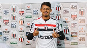Gabriel Barros se apresenta ao Botafogo e diz estar pronto para o confronto com o Remo