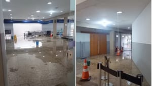 Chuva e ventos provocam alagamentos e interrompem operações no Leite Lopes em Ribeirão Preto