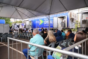 Ribeirão Preto recebe carretas do Ministério da Saúde para cirurgias de catarata e consultas oftalmológicas