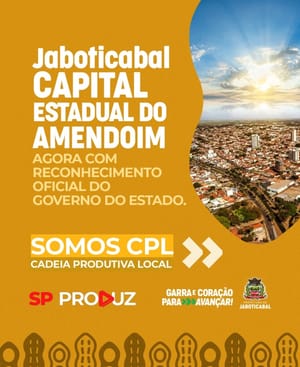 Amendoim de Jaboticabal é reconhecido como Cadeia Produtiva Local