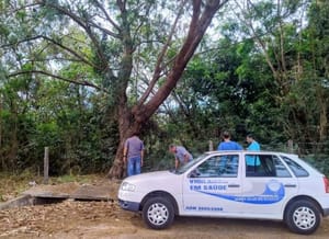 Córrego Lagoa em Santa Rosa de Viterbo é vistoriado após proliferação de pernilongos