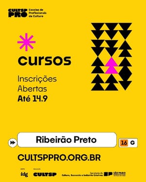 Ribeirão Preto terá quatro cursos presenciais do programa CULTSP PRO; inscrições vão até 14 de setembro