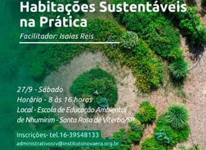 Santa Rosa de Viterbo lança curso prático e gratuito sobre habitações sustentáveis