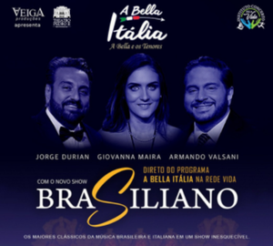 Trio 'A Bela e os Tenores' traz espetáculo 'Brasiliano' ao Theatro Pedro II em outubro