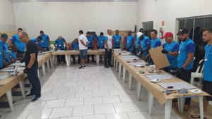 Curso gratuito capacita 24 pintores e busca impulsionar economia de Santa Rosa de Viterbo