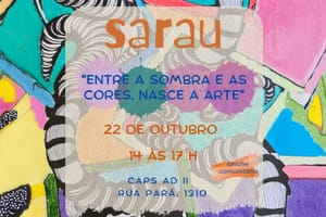 Sarau no CAPS II AD reúne arte e terapia para celebrar criatividade dos usuários