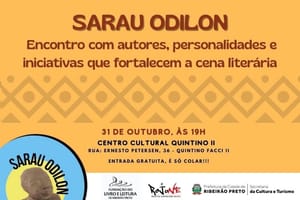 Sarau Odilon promove noite de poesia e reconhecimento em Ribeirão Preto