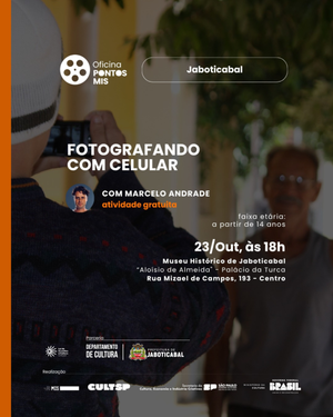 Oficina gratuita sobre fotografia com celular será realizada em Jaboticabal no dia 23