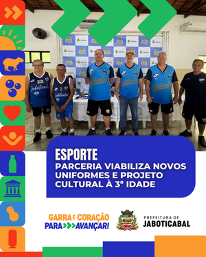 Jaboticabal lança projeto que entregou uniformes ao Vôlei Adaptado e cria oficina de bordado para idosos