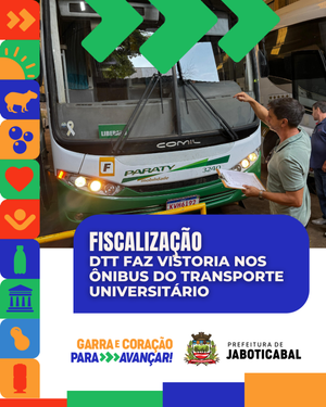 Prefeitura de Jaboticabal concluiu vistoria em frota de ônibus universitários e confirma exigências de segurança