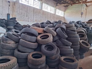 Ecoponto de Jaboticabal retira cerca de 80 toneladas de pneus desde janeiro de 2025