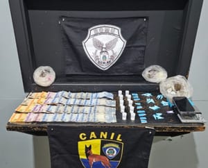 GCM apreende drogas após perseguição e uso do canil em Campos Elíseos