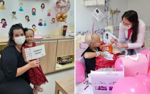 Menina de Franca celebra fim definitivo do tratamento contra tumor renal e retoma rotina escolar