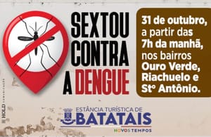 Batatais mobiliza mais de 100 servidores na 3ª edição do 'Sextou Contra a Dengue' marcada para amanhã