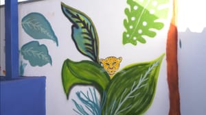 Alunos do Dom Mielle concluem mural inspirado em 'Refloresta' e projeto de horta escolar