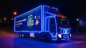 Carreata de Natal passa por Sertãozinho neste sábado com três caminhões ornamentados