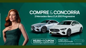RibeirãoShopping lança campanha de Natal com dois Mercedes CLA e brindes para clientes