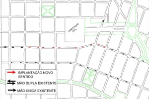 Trecho da Rua João Nutti terá circulação em mão única a partir de terça-feira em Ribeirão Preto