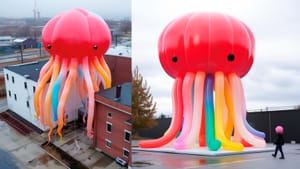 Instalação gigante de Felipe Yung integra programação do POW Festival em Ribeirão Preto