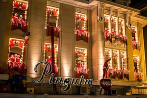 Coral dos Meninos Cantores faz concerto natalino nas janelas do Pinguim em dezembro