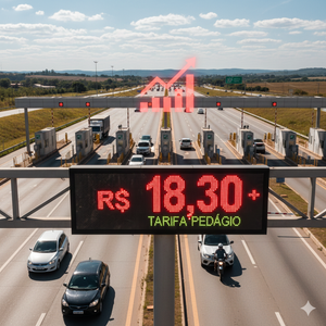Pedágios da região de Ribeirão Preto têm aumento e chegam a R$ 18,30