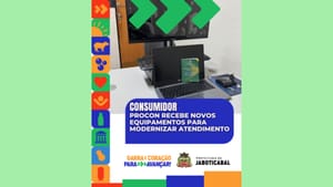 Procon de Jaboticabal recebe equipamentos para modernizar atendimento ao consumidor