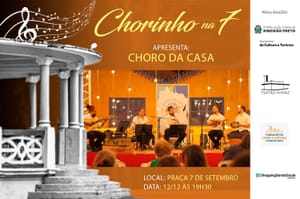 Choro de Natal leva música e ocupação cultural ao Centro nesta sexta-feira