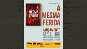 Romance sobre trauma geracional e alcoolismo de autor ribeirão-pretano será lançado na Biblioteca Sinhá Junqueira