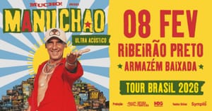Manu Chao confirma show em Ribeirão Preto em fevereiro de 2026