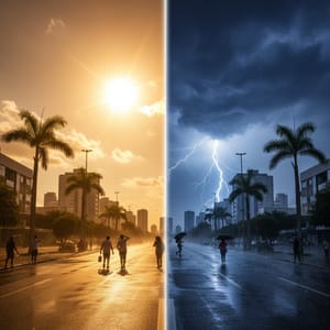 Semana de início de dezembro terá calor e chance de temporais em Ribeirão Preto, prevê Climatempo