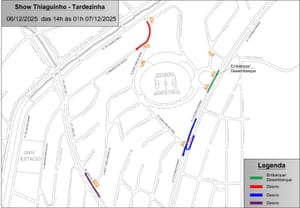 Trânsito em Ribeirão terá bloqueios nos dias 6 e 7 de dezembro por três eventos