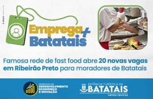Batatais abre 20 vagas em parceria com McDonald’s; seleção presencial será em 3 de fevereiro