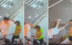 Homem é detido após agredir a esposa em bar de Franca; agressão registrada por câmeras