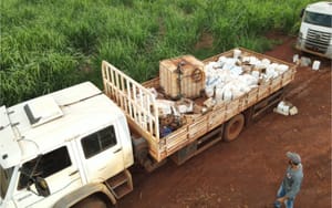 GCM recupera carga de herbicidas avaliada em R$ 200 mil após roubo na zona rural