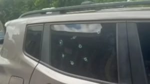 Veículo é atingido por tiros de de arma de pressão após briga de trânsito na Anhanguera