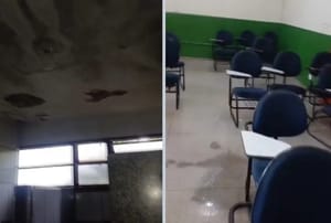 Pais denunciam mofo, infiltrações e merenda limitada em escola municipal de Ribeirão Preto